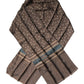 Brown Fantasy Silk Neck Wrap Shawl Scarf