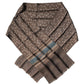 Brown Fantasy Silk Neck Wrap Shawl Scarf