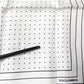 White Polka Dots Square Handkerchief Scarf