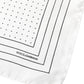 White Polka Dots Square Handkerchief Scarf