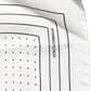 White Polka Dots Square Handkerchief Scarf