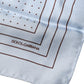 Sky Blue Polka Dots Square Handkerchief Scarf