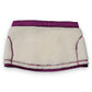 White Purple Cashmere Fleece Neck Warmer Scarf
