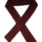 Maroon Cashmere Skinny Neck Wrap Scarf