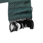 Dark Green Fantasy Fringes Neck Wrap Scarf