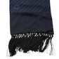 Dark Blue Fantasy Fringes Neck Wrap Scarf