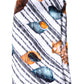 Multicolor Stripes Seashells Beach Towel