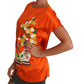 Sicilian Summer Silk Crystal-Embellished Top