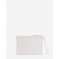 White Leather Men Pouch Wallet