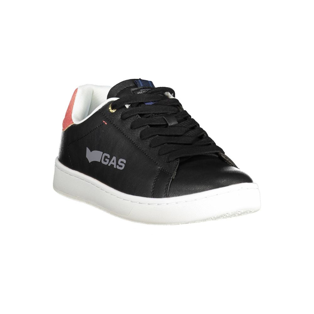 Black Artificial Leather Sneaker