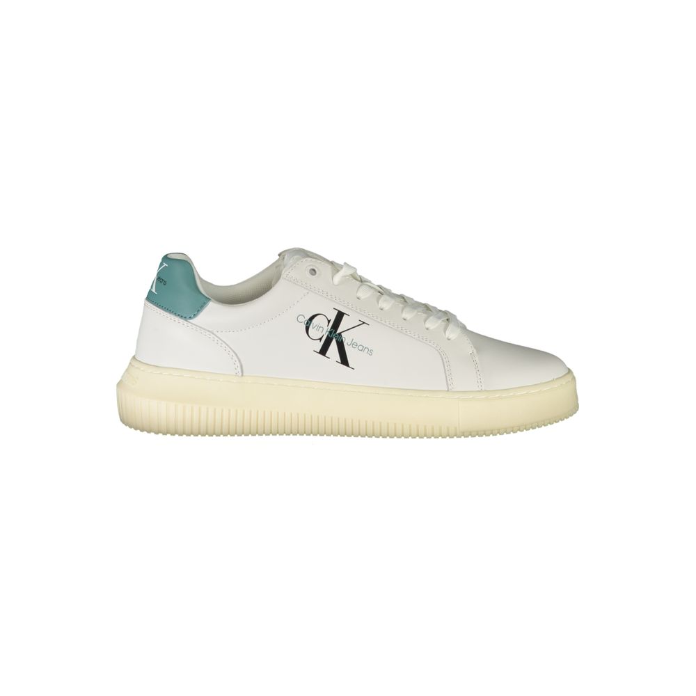 Sleek White Sneakers with Eco-Conscious Design