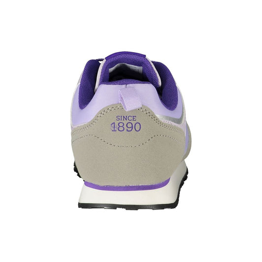 Purple Polyester Sneaker