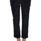 Embroidered Capri Jeans for Elegant Styling