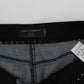 Blue Denim Cotton CAPRI Torero Jeans