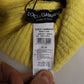 Yellow Cotton Knitted Winter Beanie Hat