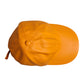 Orange Cotton 6 Panels Baseball Cap