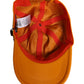 Orange Cotton 6 Panels Baseball Cap