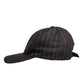 Brown Stripes Cotton 6 Panels Baseball Cap