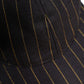 Brown Stripes Cotton 6 Panels Baseball Cap