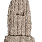 Beige Wool Knitted Ski Mask Balaclava Hat