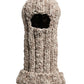 Beige Wool Knitted Ski Mask Balaclava Hat
