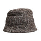 Brown Alpaca Wool Woven Bucket Hat
