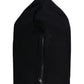 Black Wool Whole Head Wrap Balaclava Hat