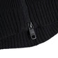 Black Wool Whole Head Wrap Balaclava Hat