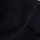 Black Cashmere Knitted Winter Beanie Hat