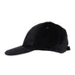 Black Cotton 6 Panels Baseball Cap
