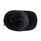 Black Cotton 6 Panels Baseball Cap