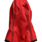 Red Logo Polyester Wide Brim Balaclava Hat