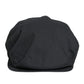 Black Cotton Newsboy Capello Cabbie Hat