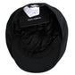 Black Cotton Newsboy Capello Cabbie Hat
