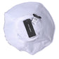 White Polyester Wide Brim Bucket Hat