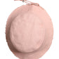 Pink Cotton Wide Brim Bucket Hat