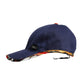 Blue Cotton 6 Panels Baseball Cap