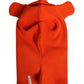 Orange Cotton Whole Head Wrap Balaclava Hat