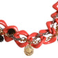 Multicolor Embellished Waist Chain Belt
