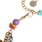 Multicolor Embellished Waist Chain Belt