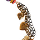 Multicolor Embellished Waist Chain Belt