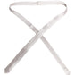 White Solid Silk Adjustable Necktie Tie
