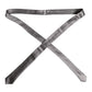 Metallic Silver Silk Adjustable Necktie Tie