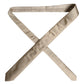 Beige Solid Silk Adjustable Necktie Tie
