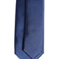 Blue Solid Silk Adjustable Necktie Tie