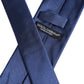 Blue Solid Silk Adjustable Necktie Tie