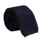 Dark Blue Silk Adjustable Necktie Tie