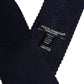 Dark Blue Silk Adjustable Necktie Tie