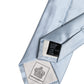 Light Blue Solid Silk Adjustable Necktie Tie