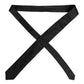 Black Patterned Silk Adjustable Necktie Tie